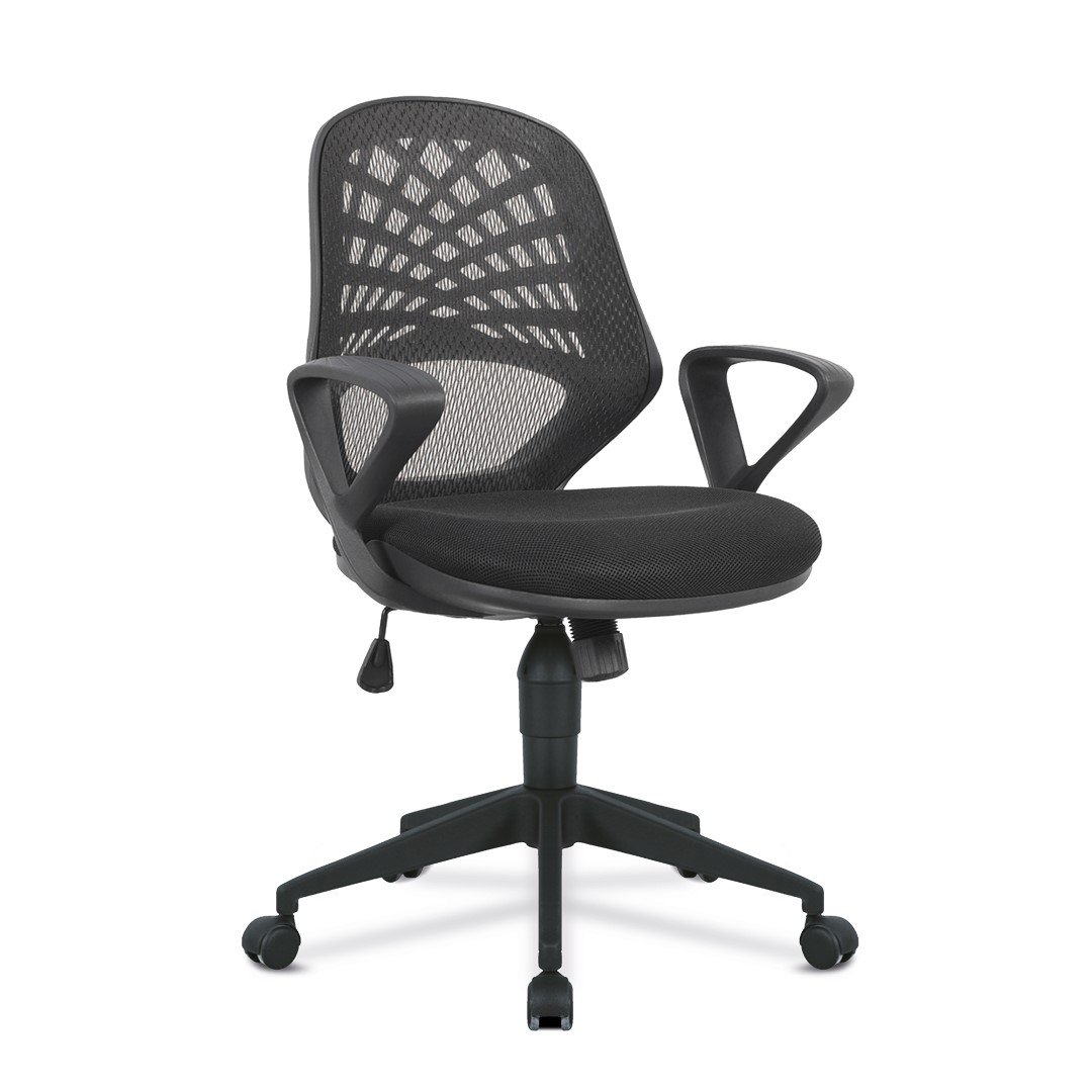 Lattice mesh task chair